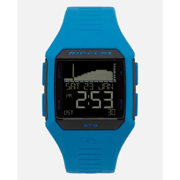 Rip Curl Unisex Rifles Midsize Surf Tide 35mm Watch in Marine Blue - Picture 1 of 4